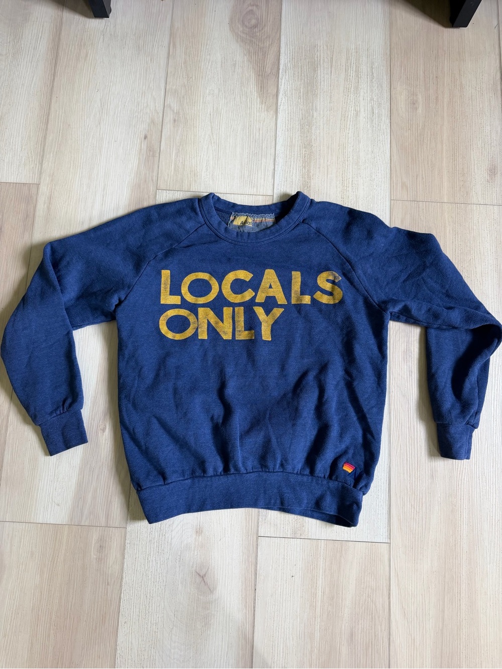 Aviator nation locals only pullover size s